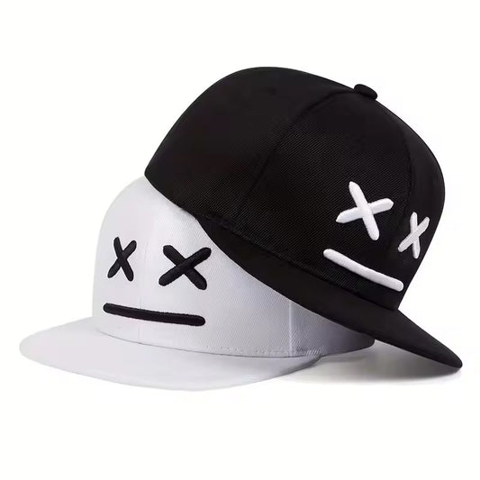 Gorra Snapback "X Eyes" "Negra-Blanca"