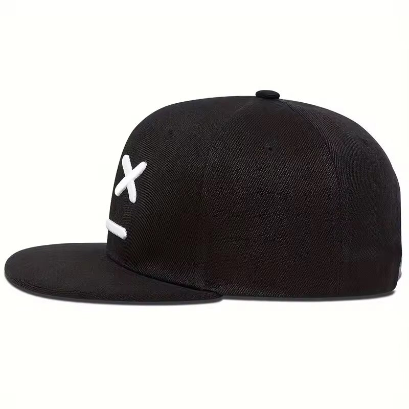 Gorra Snapback "X Eyes" "Negra-Blanca"